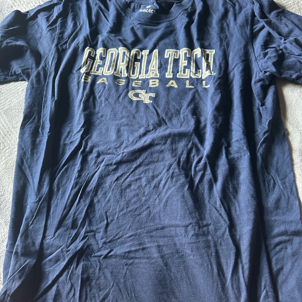 Fanatics Blue Short Sleeve Tee Athletic Shirt